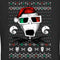 Junior's The Nightmare Before Christmas Ugly Christmas Jack Portrait T-Shirt