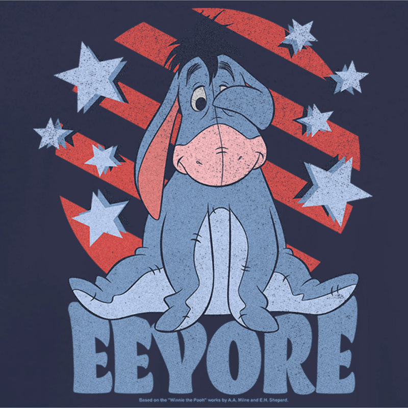 Junior's Winnie the Pooh Star-Spangled Eeyore T-Shirt