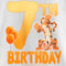 Girl's Winnie the Pooh Tigger 7th Birthday T-Shirt