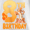 Girl's Winnie the Pooh Tigger 8th Birthday T-Shirt