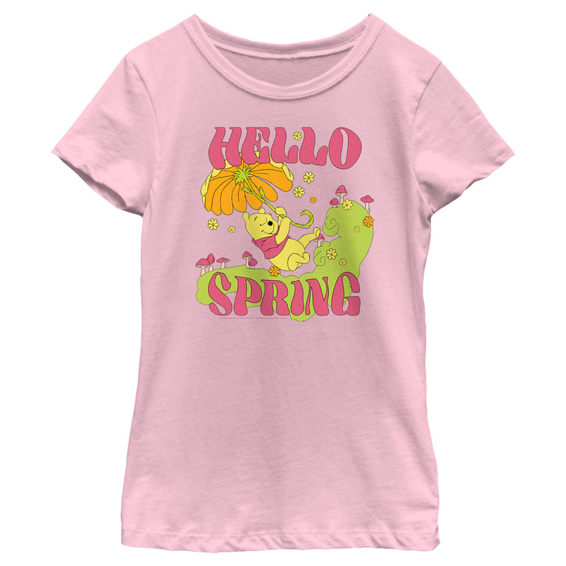 Girl's Winnie the Pooh Hello Spring T-Shirt