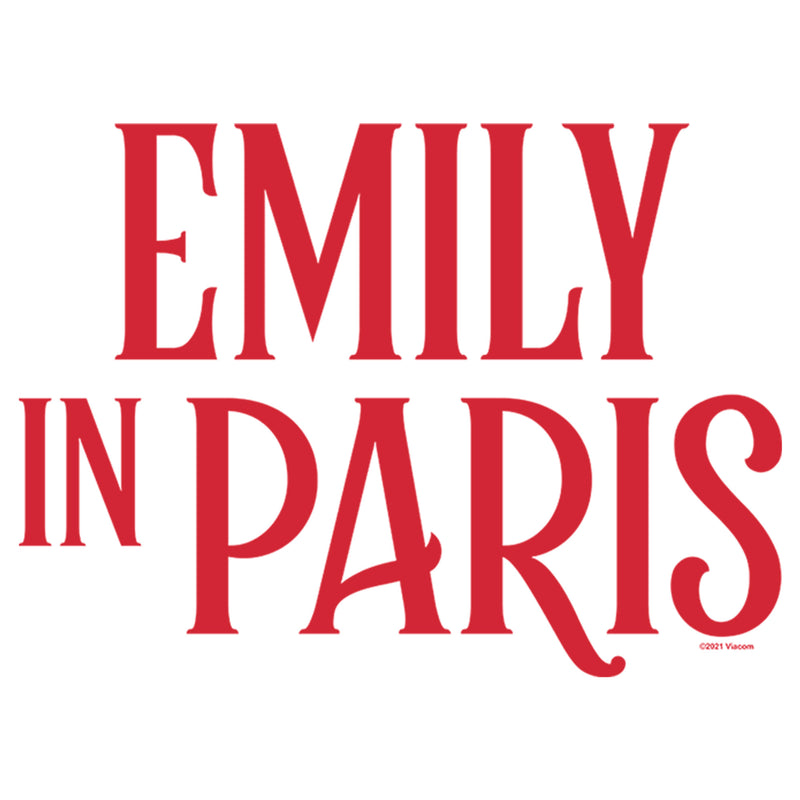 Women's Emily in Paris Red Logo T-Shirt