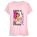 Junior's Emily in Paris La Plouc Flowers Photo T-Shirt