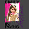 Junior's Emily in Paris La Plouc Flowers Photo Racerback Tank Top