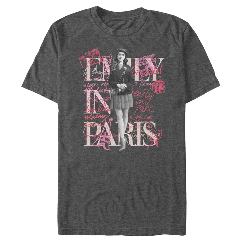 Men's Emily in Paris Doodle Photo T-Shirt