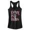 Junior's Emily in Paris La Plouc Flowers Photo Racerback Tank Top