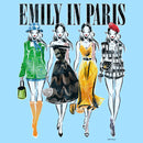 Men's Emily in Paris Fashion Sketches T-Shirt