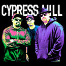 Men's Cypress Hill Neon Portrait Logo T-Shirt