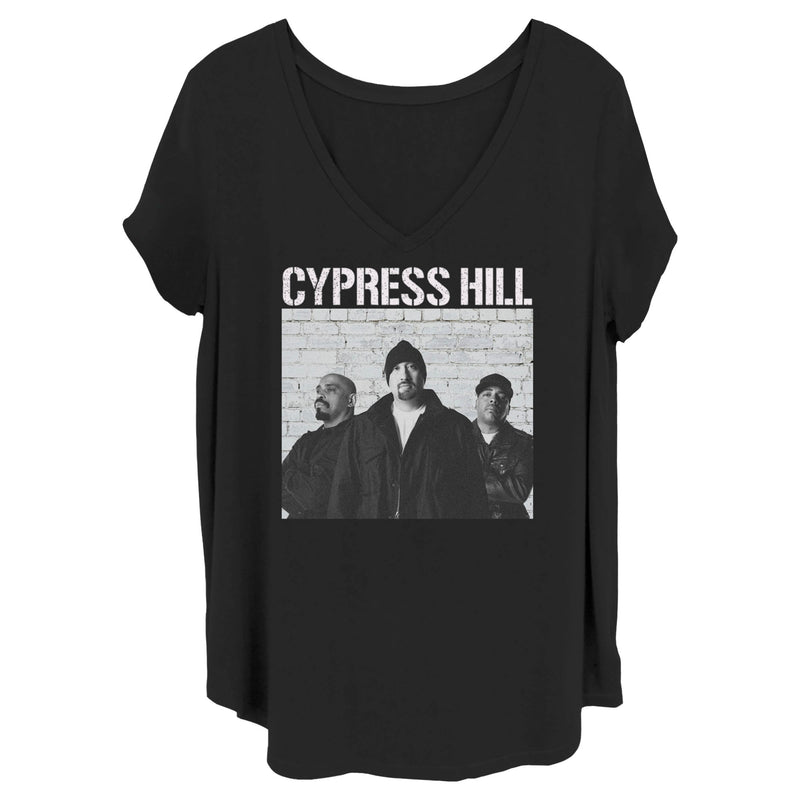 Women's Cypress Hill Black and White Photo T-Shirt