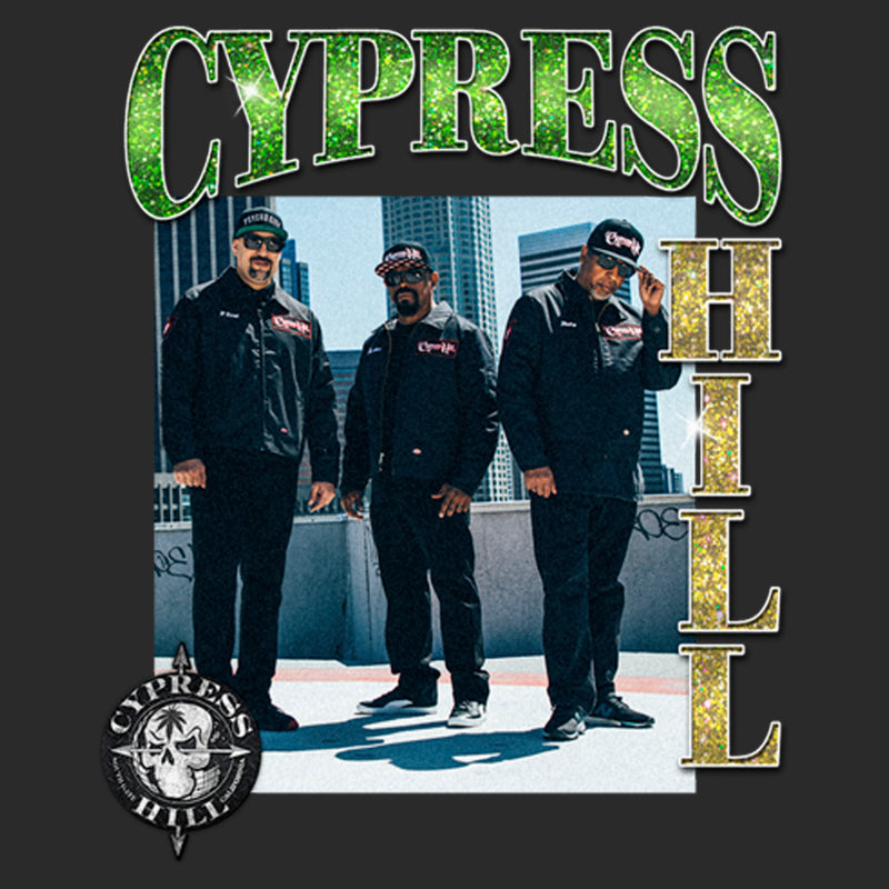 Men's Cypress Hill Glitter Logo T-Shirt