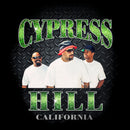 Men's Cypress Hill Green Glitter Logo T-Shirt