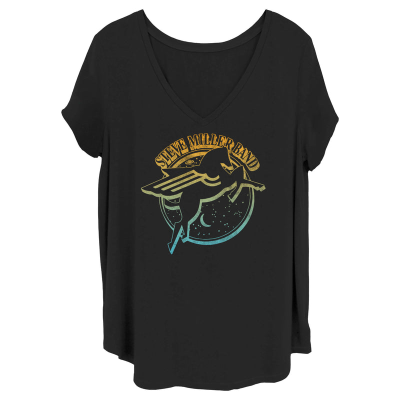 Women's Steve Miller Band Ombre Pegasus Logo T-Shirt