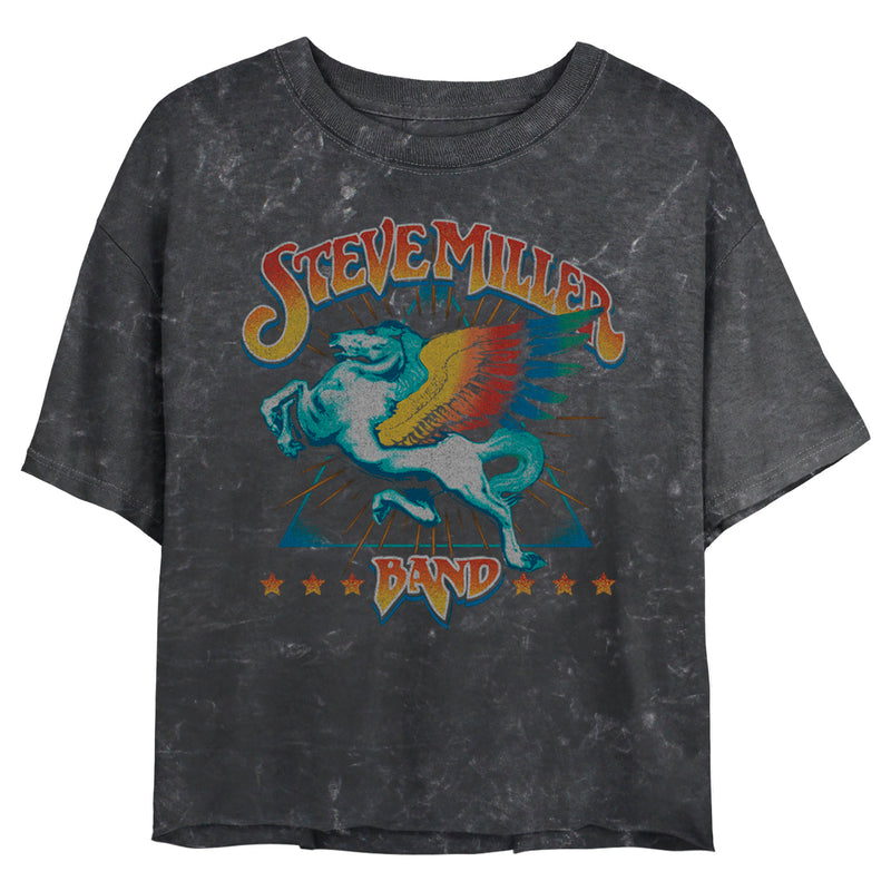 Junior's Steve Miller Band Colorful Retro Logo T-Shirt