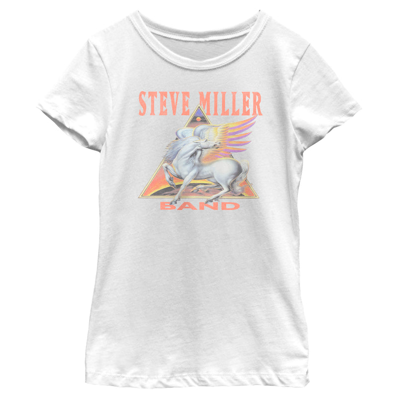 Girl's Steve Miller Band Triangle Logo T-Shirt