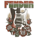 Men's Fender Roses Guitar Logo T-Shirt