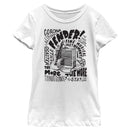 Girl's Fender Sketch Poster T-Shirt