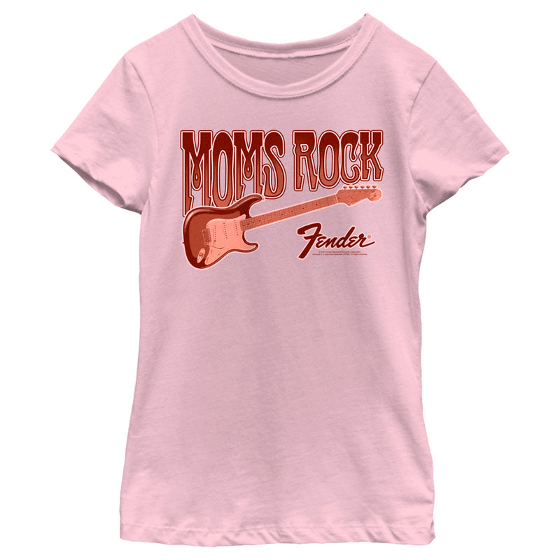 Girl's Fender Moms Rock Logo T-Shirt