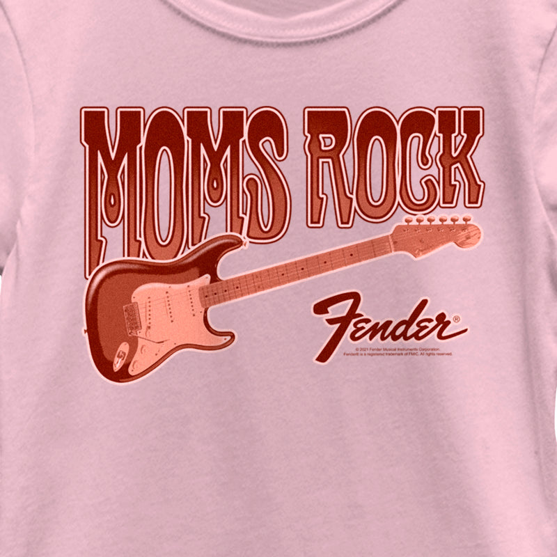 Girl's Fender Moms Rock Logo T-Shirt