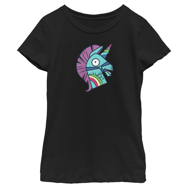 Girl's Fortnite Rainbow Smash Large T-Shirt