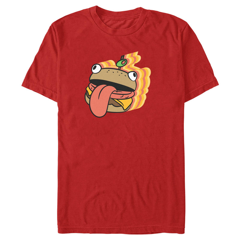 Men's Fortnite Durr Burger Sticker T-Shirt