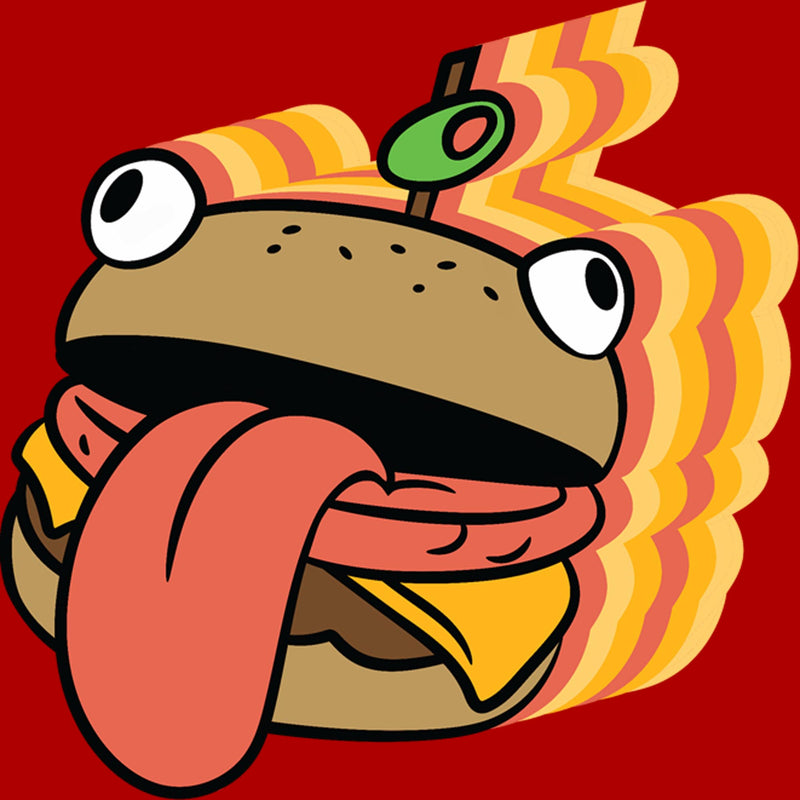 Men's Fortnite Durr Burger Sticker T-Shirt