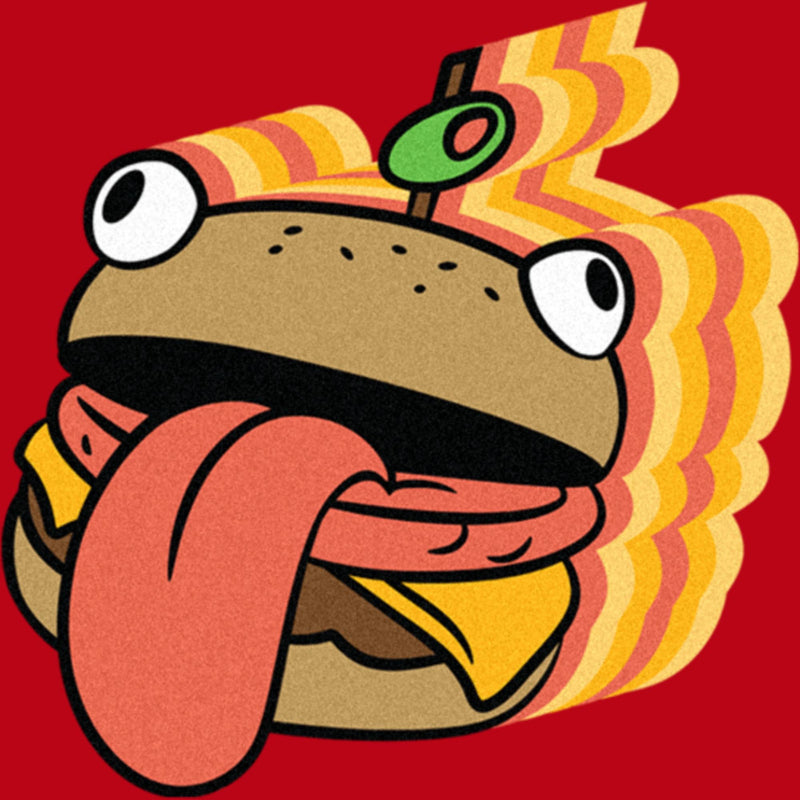 Men's Fortnite Durr Burger Sticker Sweatshirt