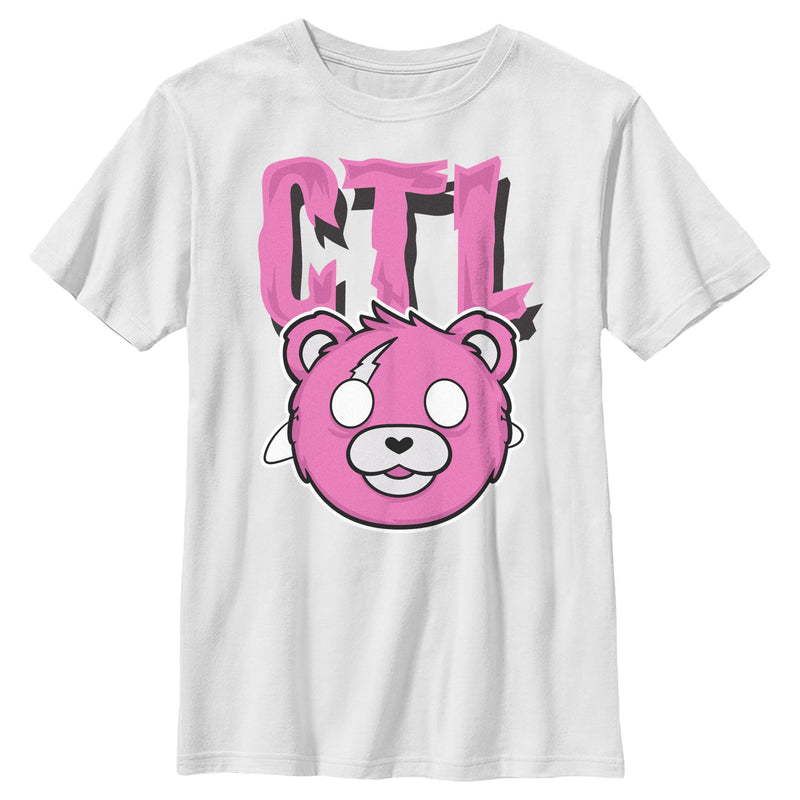 Boy's Fortnite Cuddle Team Leader Large Logo T-Shirt