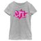 Girl's Fortnite Cuddle Team Leader Pink Logo T-Shirt