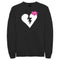 Men's Fortnite Cuddle Team Leader Broken Heart Sweatshirt