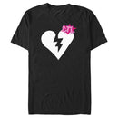 Men's Fortnite Cuddle Team Leader Broken Heart T-Shirt