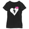 Girl's Fortnite Cuddle Team Leader Broken Heart T-Shirt