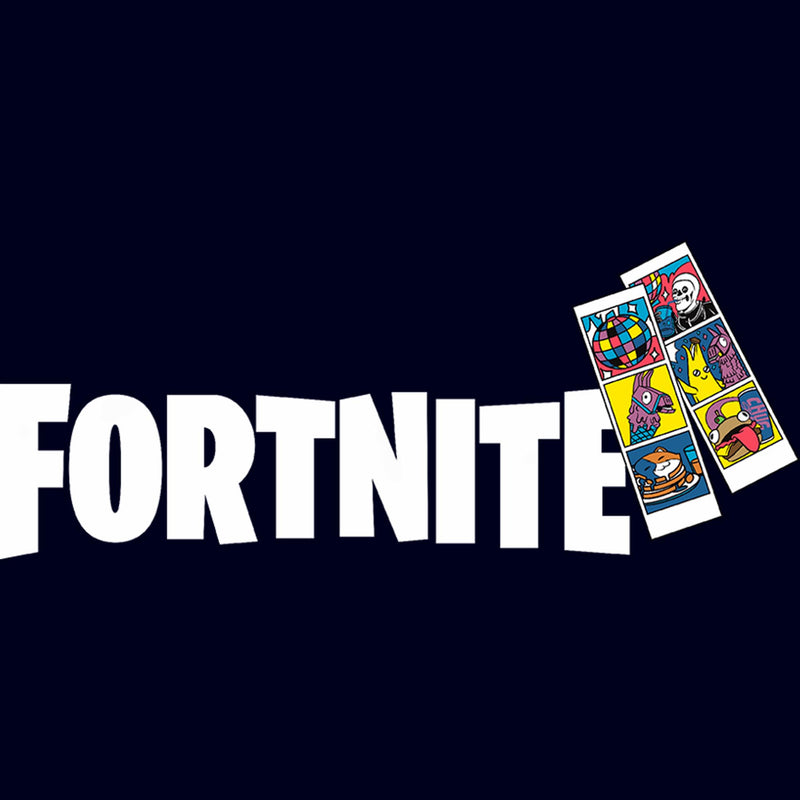 Men's Fortnite Classic Logo Photo Strip T-Shirt