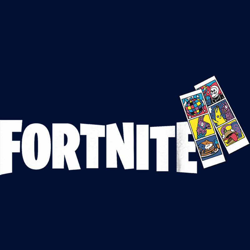 Boy's Fortnite Classic Logo Photo Strip T-Shirt