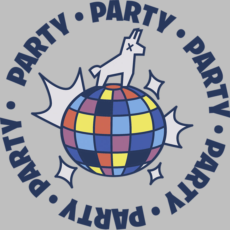 Junior's Fortnite Supply Llama Disco Party T-Shirt