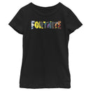 Girl's Fortnite Logo Character Fill T-Shirt