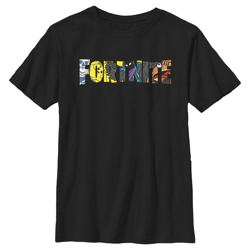 Boy's Fortnite Logo Character Fill T-Shirt