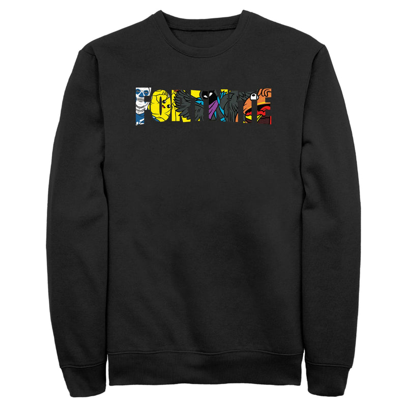 Men's Fortnite Logo Character Fill Sweatshirt