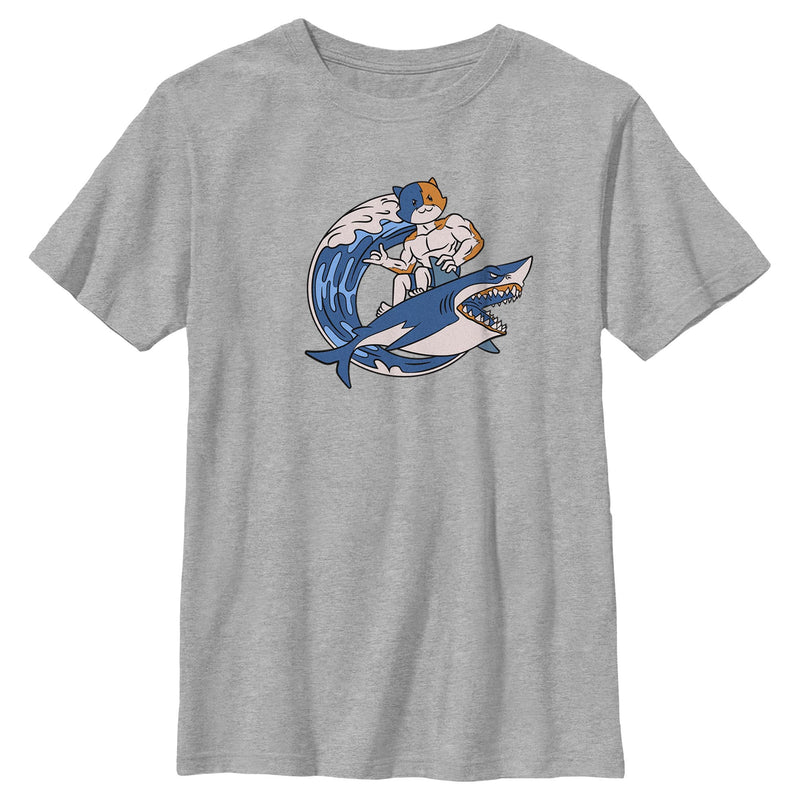 Boy's Fortnite Surfer Meowscles T-Shirt