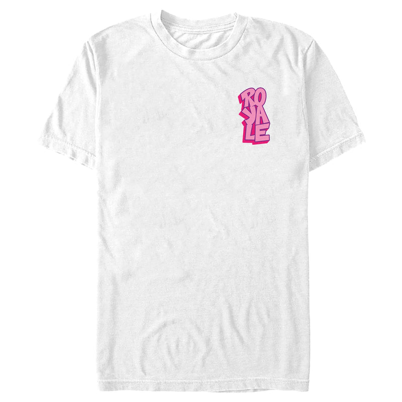 Men's Fortnite Small Pink Royale T-Shirt