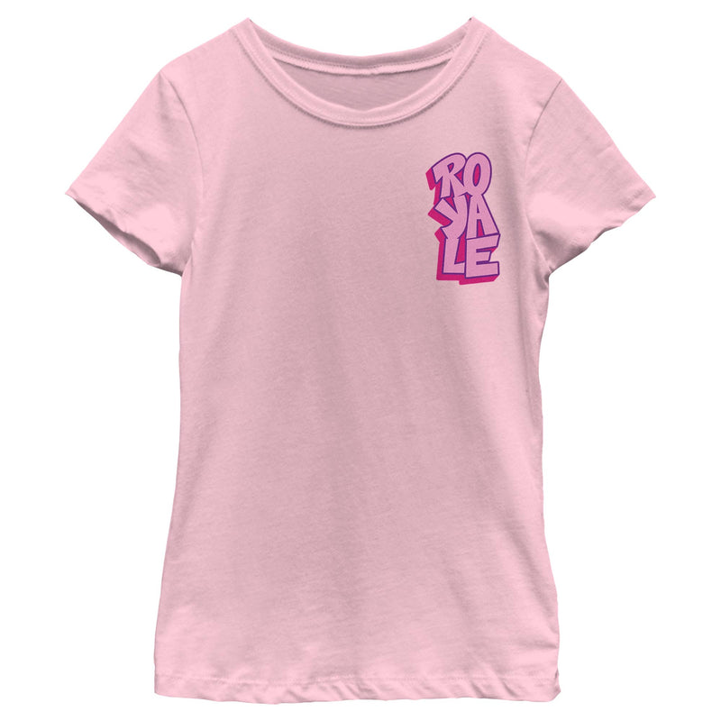 Girl's Fortnite Small Pink Royale T-Shirt