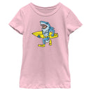 Girl's Fortnite Agent Jones Surfer Shark T-Shirt