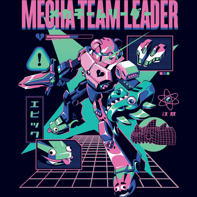 Men's Fortnite Retro Mecha Team Leader T-Shirt