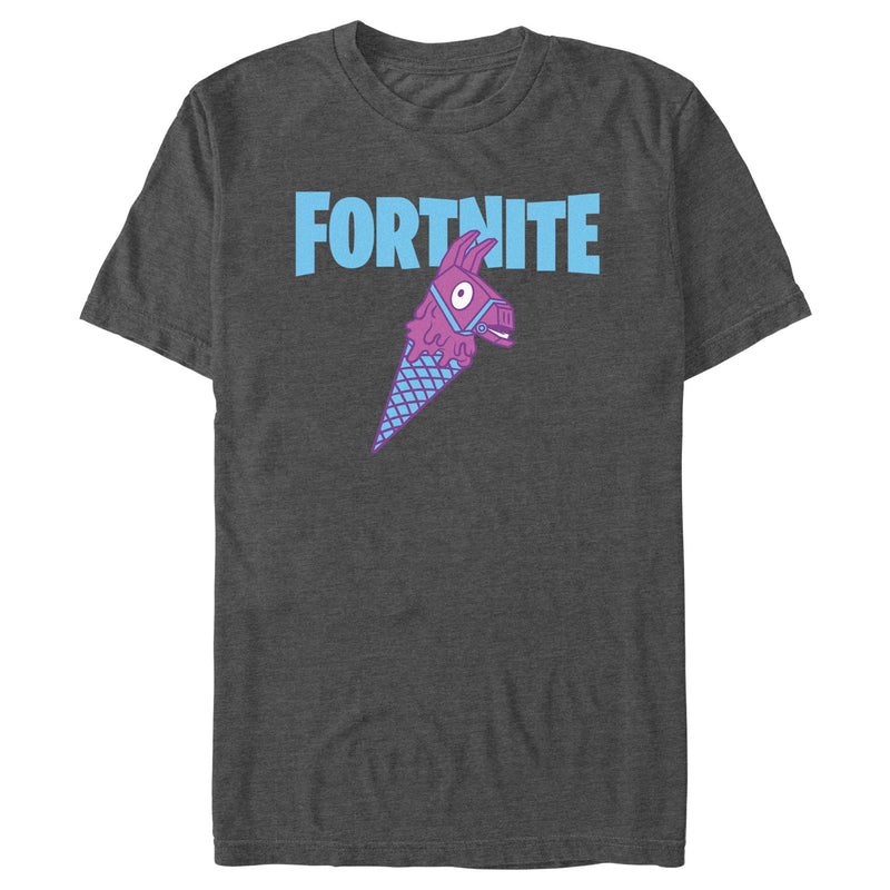 Men's Fortnite Rainbow Smash Cone Logo T-Shirt