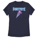 Women's Fortnite Rainbow Smash Cone Logo T-Shirt