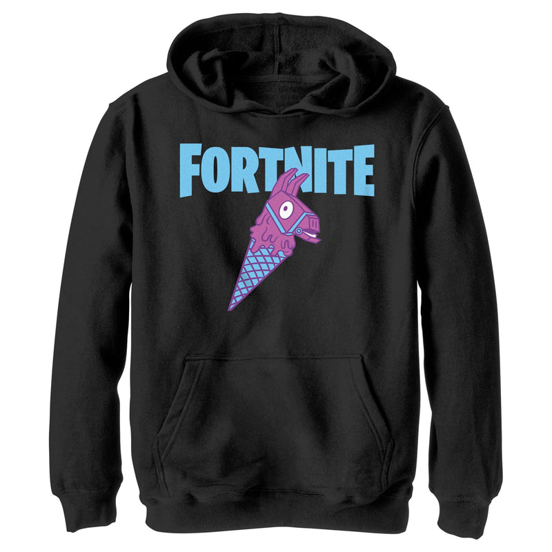 Boy's Fortnite Rainbow Smash Cone Logo Pull Over Hoodie