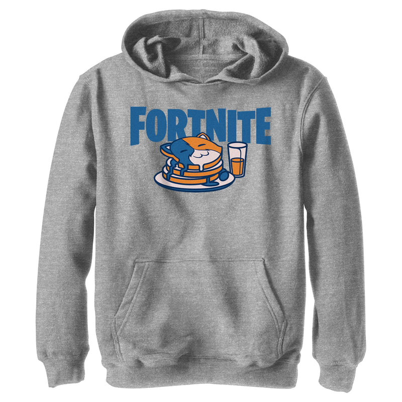 Boy's Fortnite Meowscles Pancakes Pull Over Hoodie