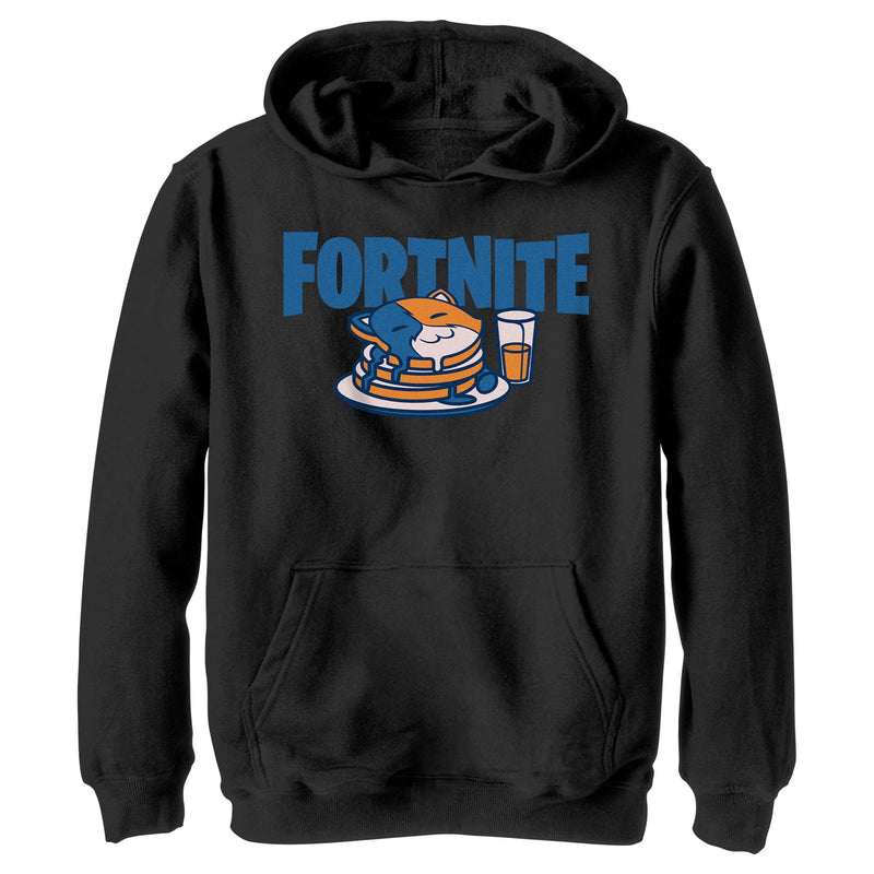 Boy's Fortnite Meowscles Pancakes Pull Over Hoodie