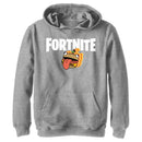 Boy's Fortnite Durr Burger Logo Pull Over Hoodie