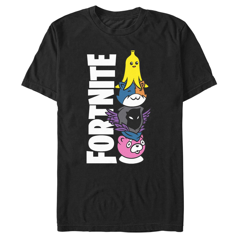 Men's Fortnite Cute Characters Logo T-Shirt