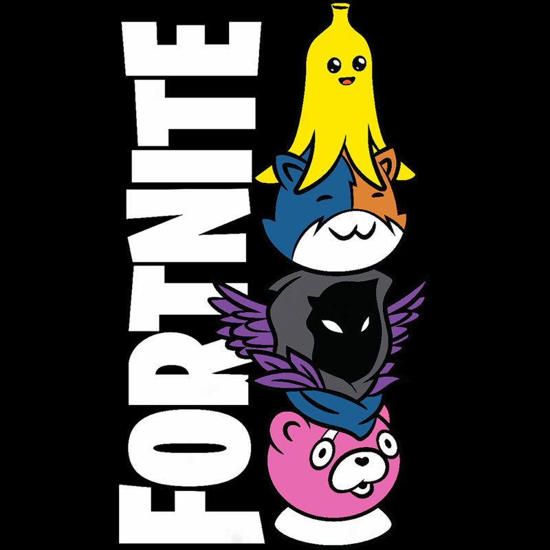 Men's Fortnite Cute Characters Logo T-Shirt